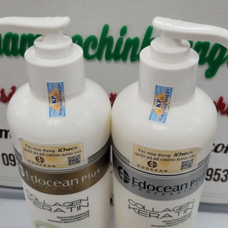 DẦU GỘI XẢ EDOCEAN PLUS COLLAGEN KERATIN 500ml - 1000ml