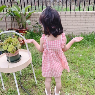 Sỉ váy caro bé gái