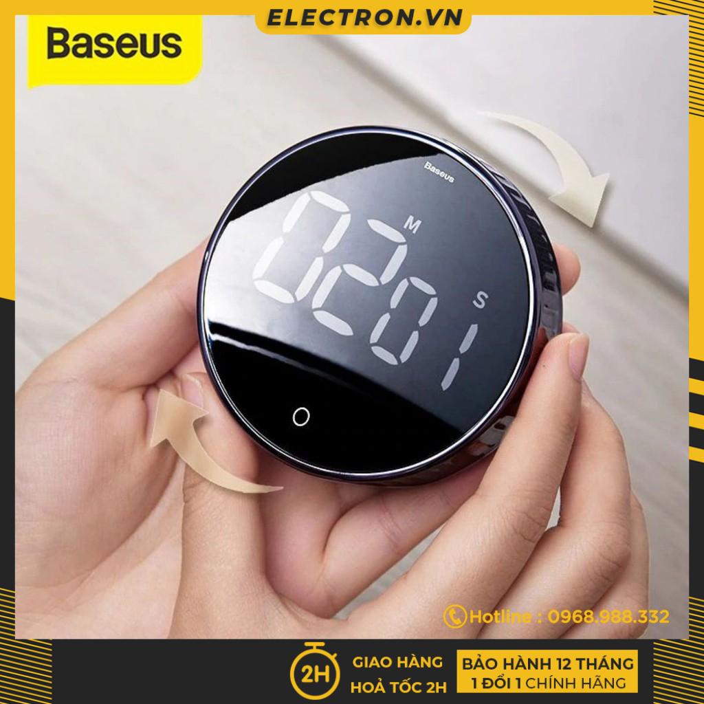 Đồng hồ hẹn giờ đếm ngược Baseus Heyo Rotation LED Countdown Timer