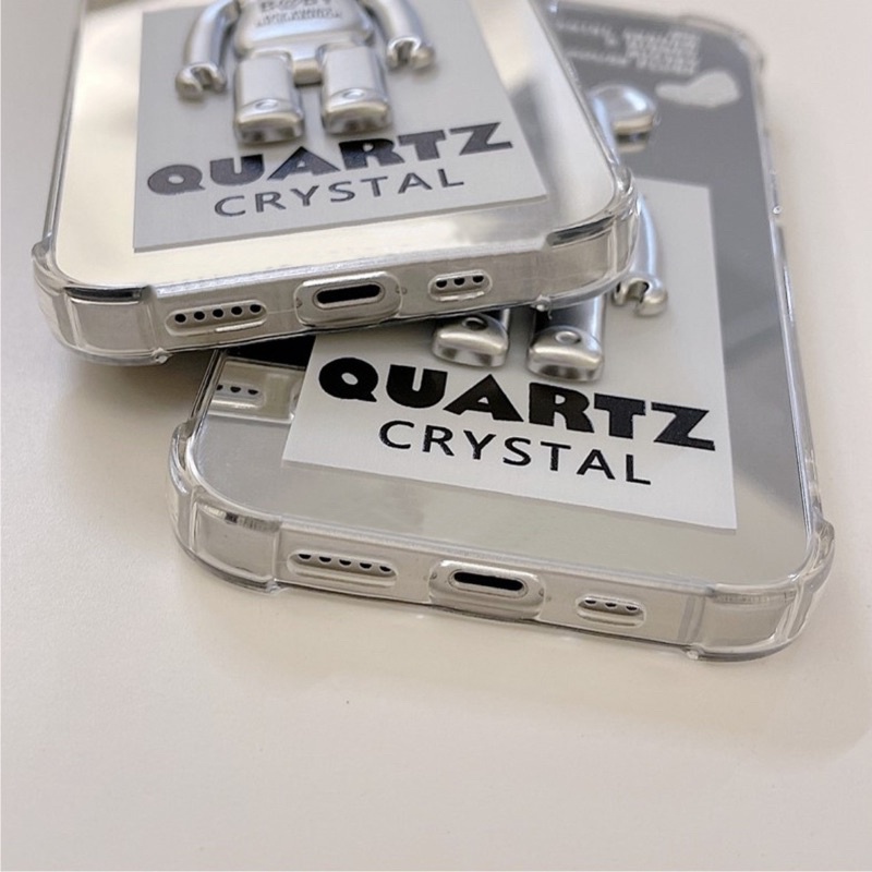 Ốp Lưng Gương iphone/samsung/oppo/vivo/.. Chống Sốc Bear brick