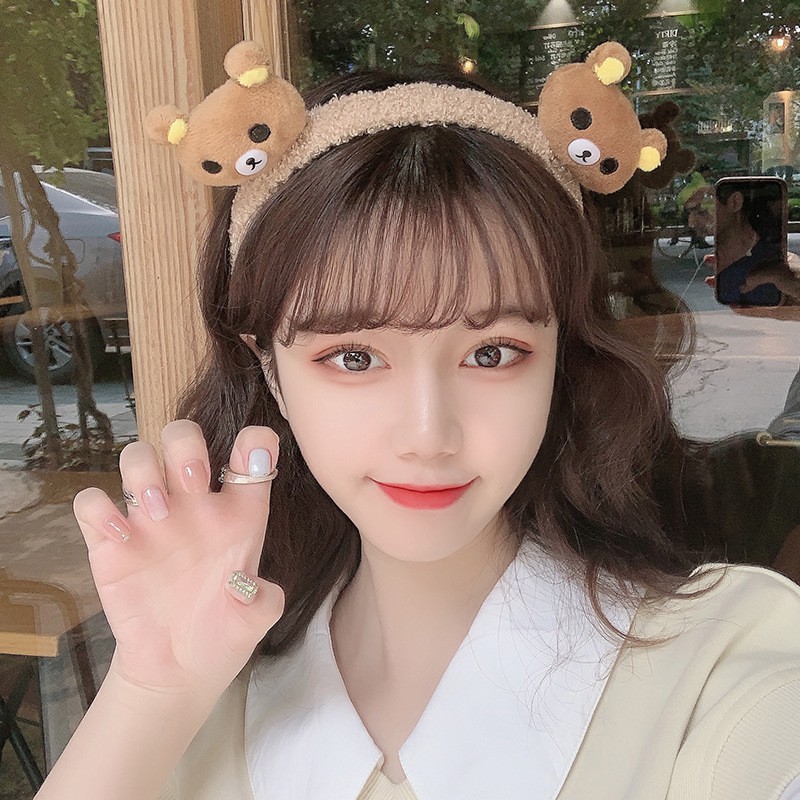 Băng Đô Tai Thú Nhồi Bông Rilakkuma và Gấu Thỏ Cute