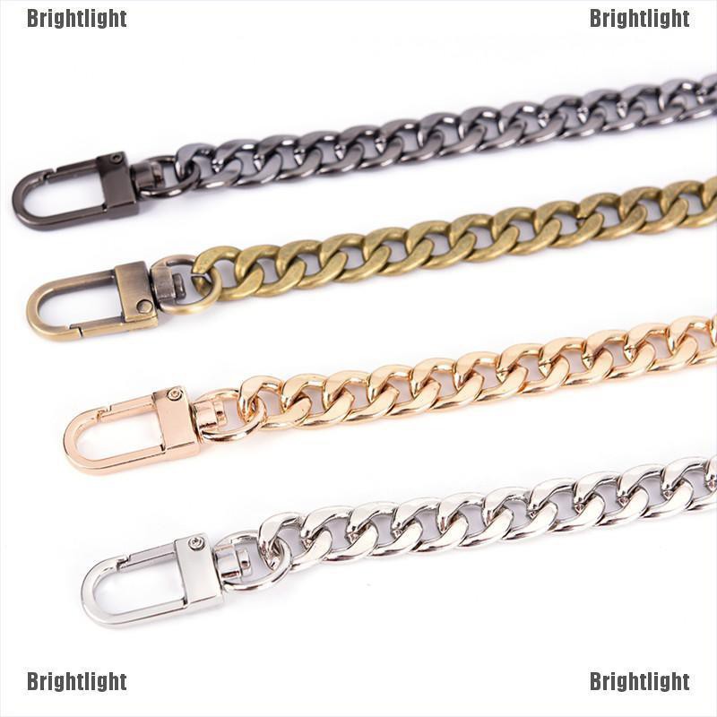 [Bright] Metal Purse Chain Strap Handle Shoulder Crossbody Bag Handbag Replacement [Light]