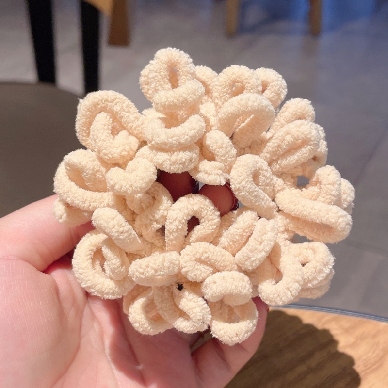 Dây Buộc Tóc Vải Nhung Co Giãn Thiết Kế Thời Trang Thu Đông Cho Nữ