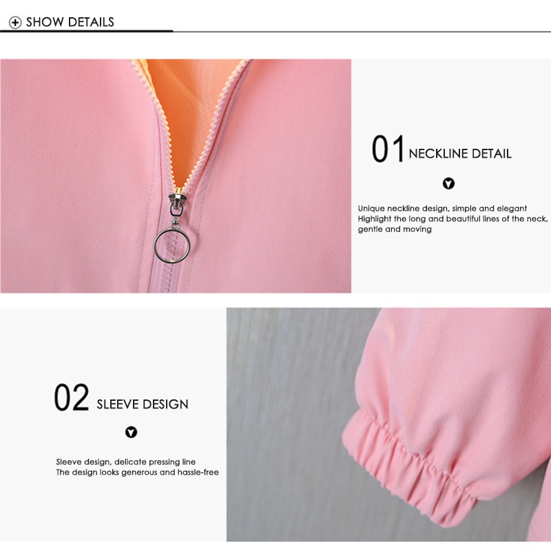 Áo Khoác Kỳ Lân Mới Mùa Thu Màu Vàng Hồng AKKU