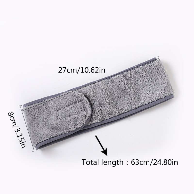 Băng Đô Vải Mềm Có Thể Điều Chỉnh Dành Cho Rửa Mặt