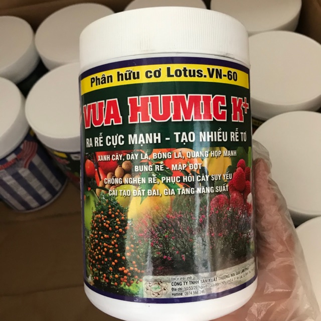 Phân bón hữu cơ Lotus.VN-60 Vua Humic K+ (1kg)