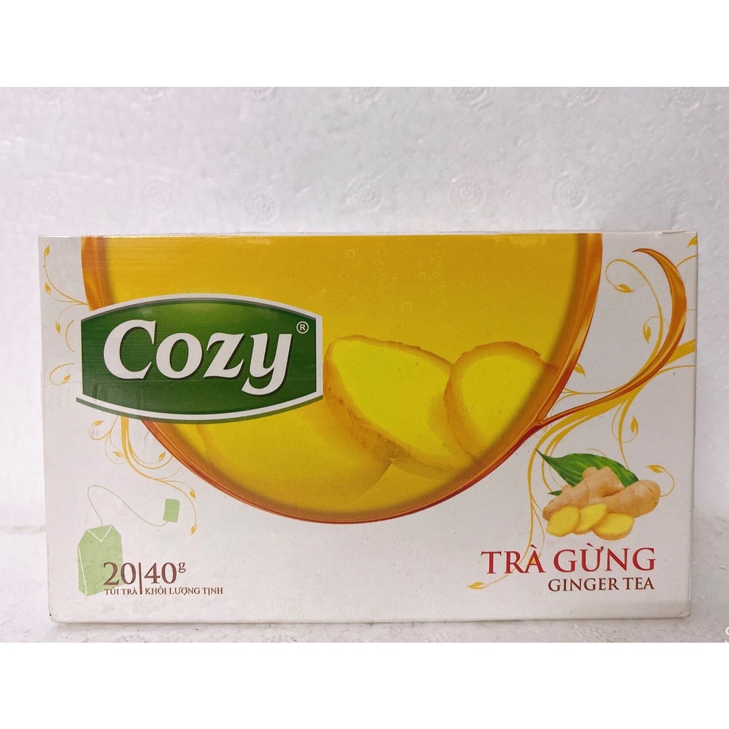 Trà gừng túi lọc Cozy 20 túi * 40g