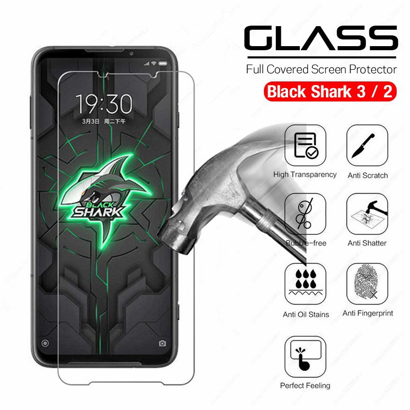 Kính Cường Lực Bảo Vệ Màn Hình Kèm Phụ Kiện Chất Lượng Cao Cho Xiaomi Black Shark 1 2 3 Pro s 3s 2pro 3pro