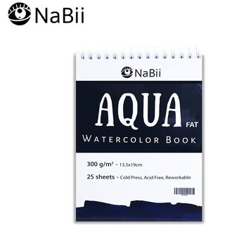 Giấy vẽ Màu Nước Nabii Aqua Fat 300gsm