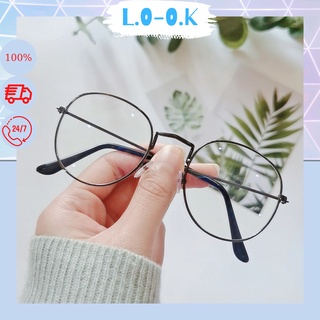 Kính giả cận sắt - kính ngố kute nam nữ _ look