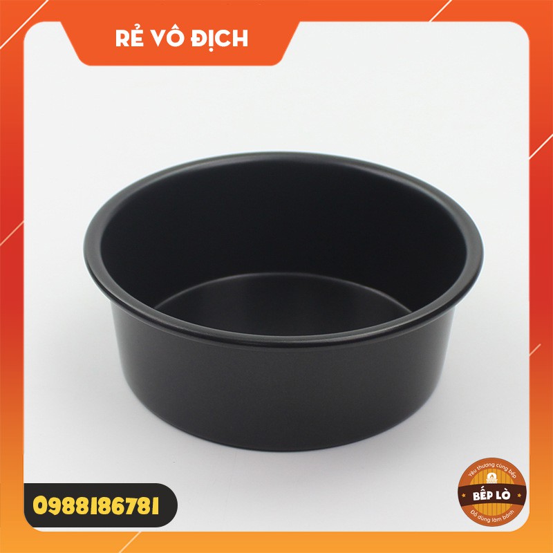 Khuôn tròn nướng bánh chống dính đế liền SIÊU ĐẸP 4 inch 5 inch 6 inch (HÀNG MỚI VỀ)