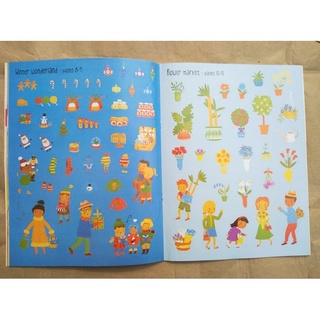 [Big Sale!] Dính dán - Usborne sticker book - Market