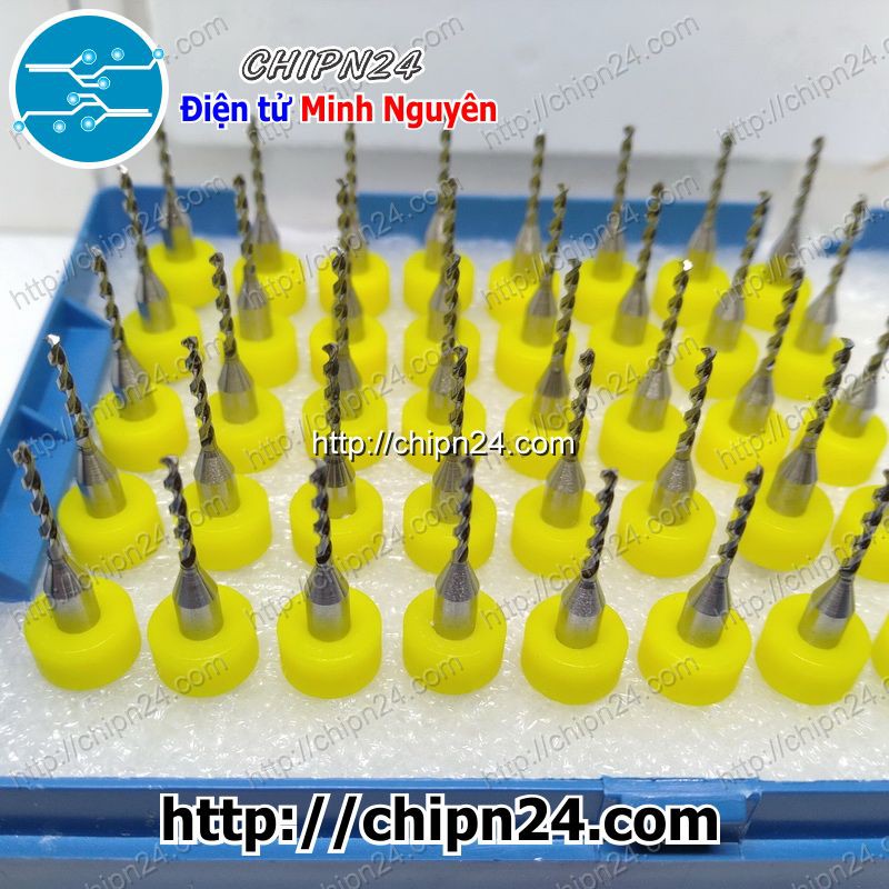[2 CÂY] Mũi khoan mạch in CNC 1.2mm