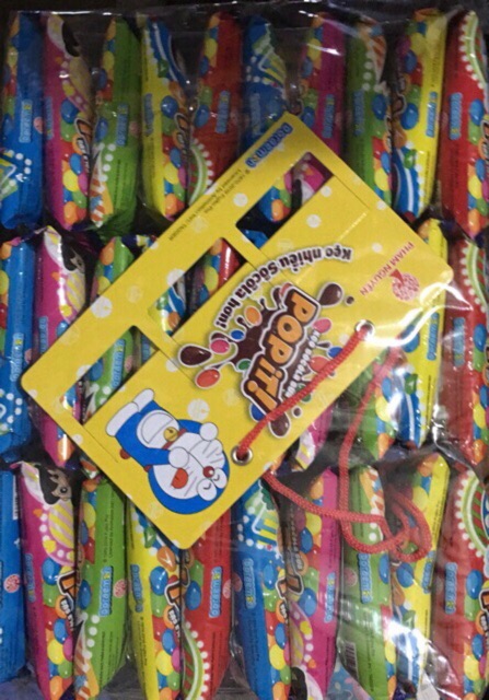 Kẹo socola dây popit gói dài ( 30 gói)