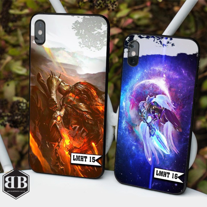 Ốp lưng kính cường lực iphone X / iphone XS / XS MAX liên minh huyền thoại