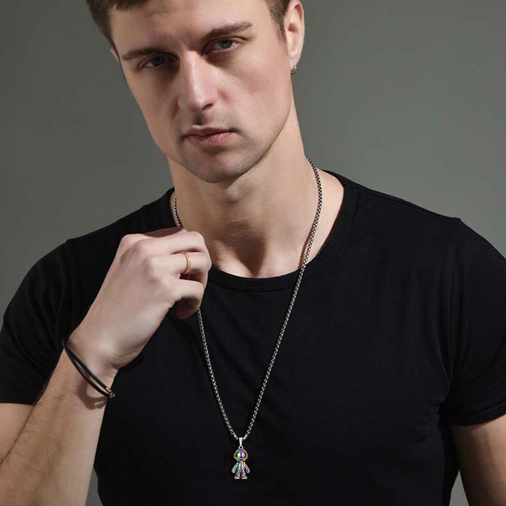 Vòng cổ Mặt Hình Phi Hành Gia Nhiều Màu Sắc