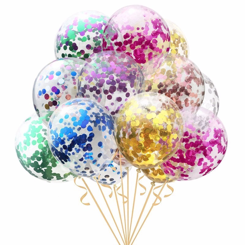 10pcs/Set Latex Balloon Wedding Party Birthday Decoration 12&quot; Confetti Balloons