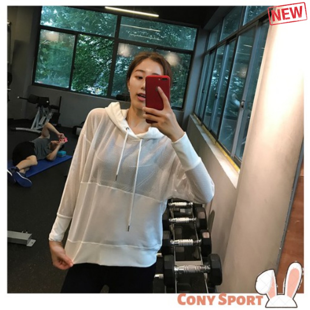 Áo Khoác dài tay thể thao nữ Sweat (Đồ tập gym,yoga) II kitsportvn