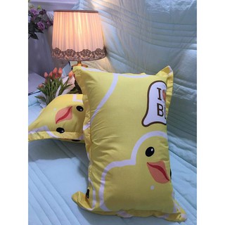 COMBO 2 VỎ ÁO GỐI NẰM CON VỊT với 1 võ gối ôm