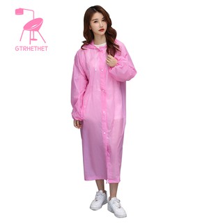 Áo mưa màu hồng cho người lớn