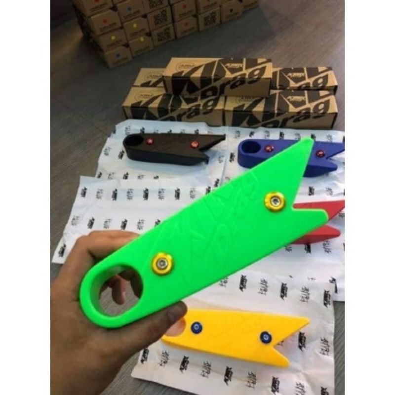 Cao su gấp đỡ sên King Drag gắn tất cả xe máy Loại Xéo