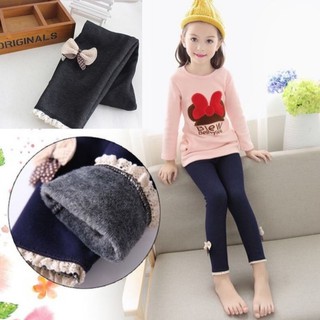 QUẦN LEGGING giả bò LÓT LÔNG CHO BÉ