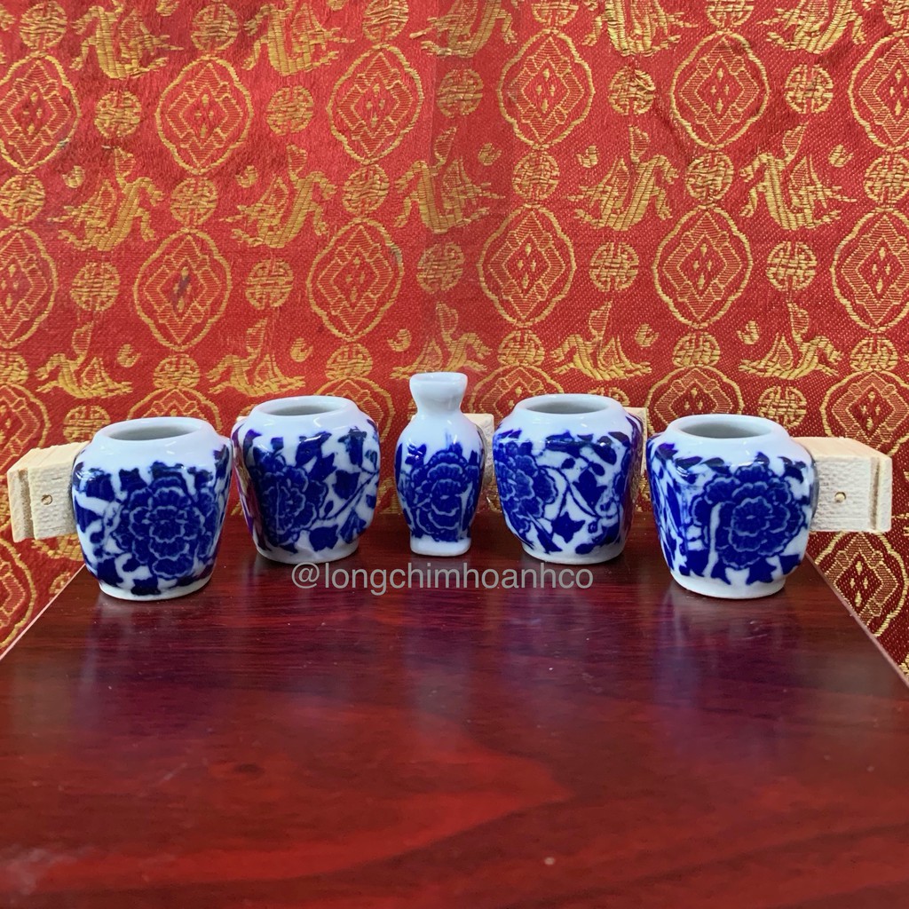 Cóng Khuyên (Khoen) Hoa Mẫu Đơn Dáng Vuông