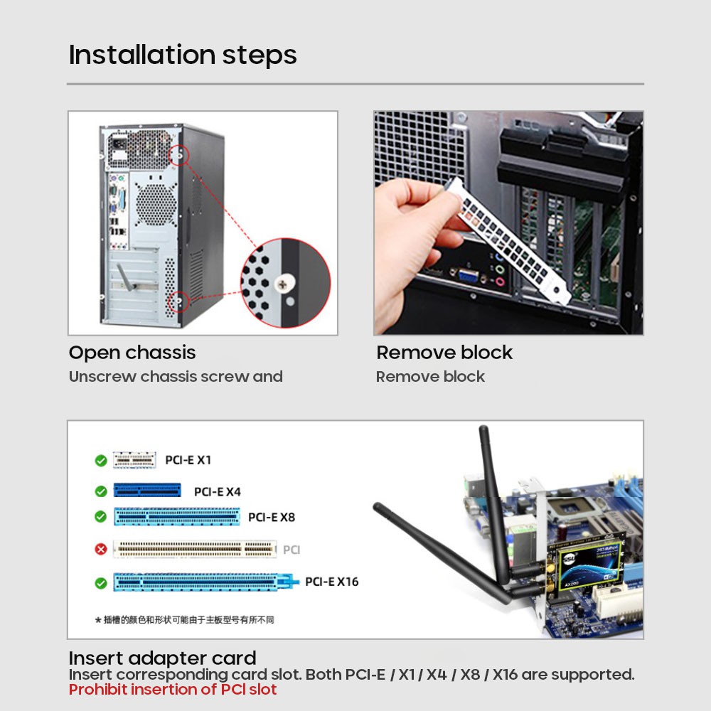 Usb Wifi 3000mbps 6 Intel Ax200 2.4g / 5ghz Bluetooth 5.0 Ax200Ngw 802.11ac / Ax