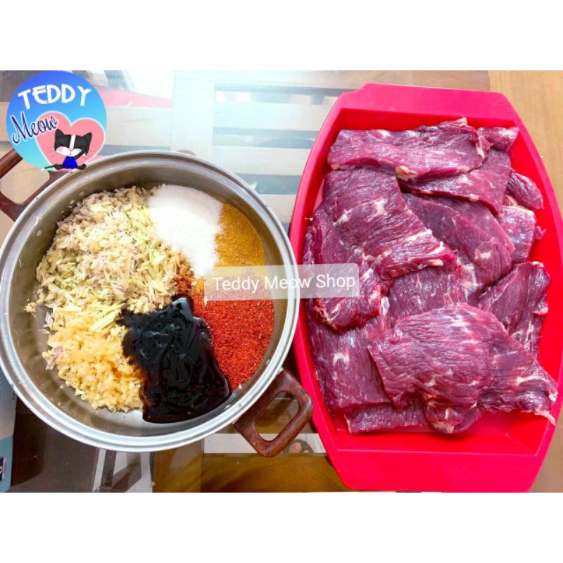 Teddy Meow - Khô Bò Miếng To Nguyên Chất Daklak 100% Nhà Làm, mềm ngon đặc biệt, chất lượng (Túi zip 250gr - 500gr) | BigBuy360 - bigbuy360.vn