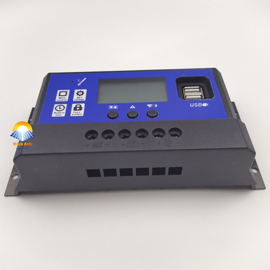 Bộ điều khiển sạc năng lượng mặt trời 30A, 60A Solar Changer Controller 12V/24V