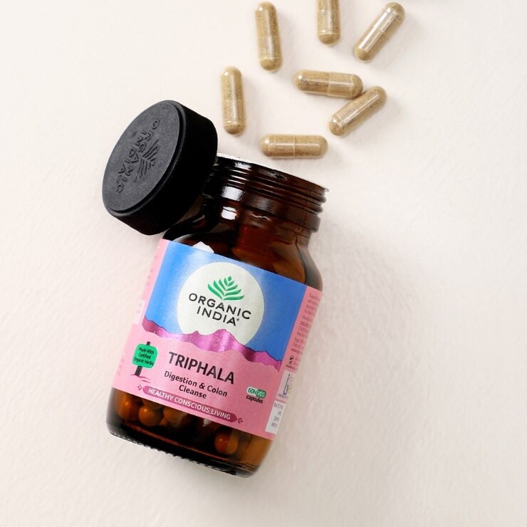 ORGANIC INDIA - TRIPHALA - Viên uống thanh lọc ruột Ấn Độ 60v
