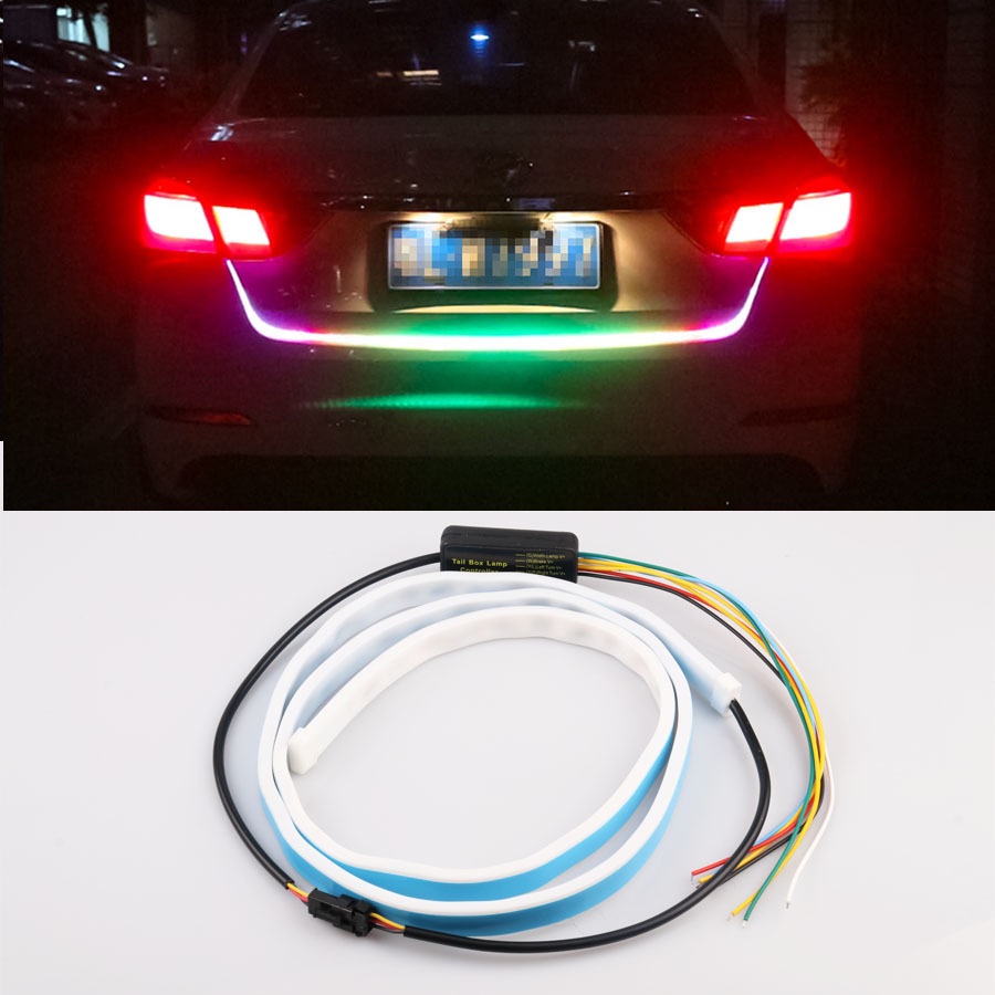 Đèn led chạy gắn đuôi xe oto 120CM 12V có dây xinhan phanh