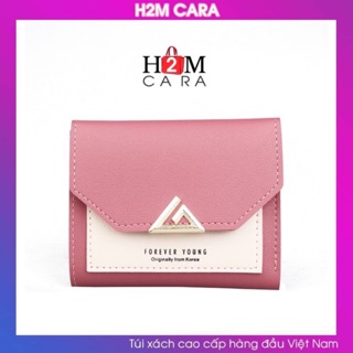 Ví nữ mini đẹp cầm tay mini nhỏ gọn bỏ túi nhiều ngăn dễ thương H2M CARA V3