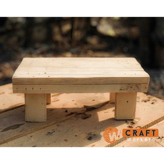 Ghế đẩu giặt đồ gỗ thông