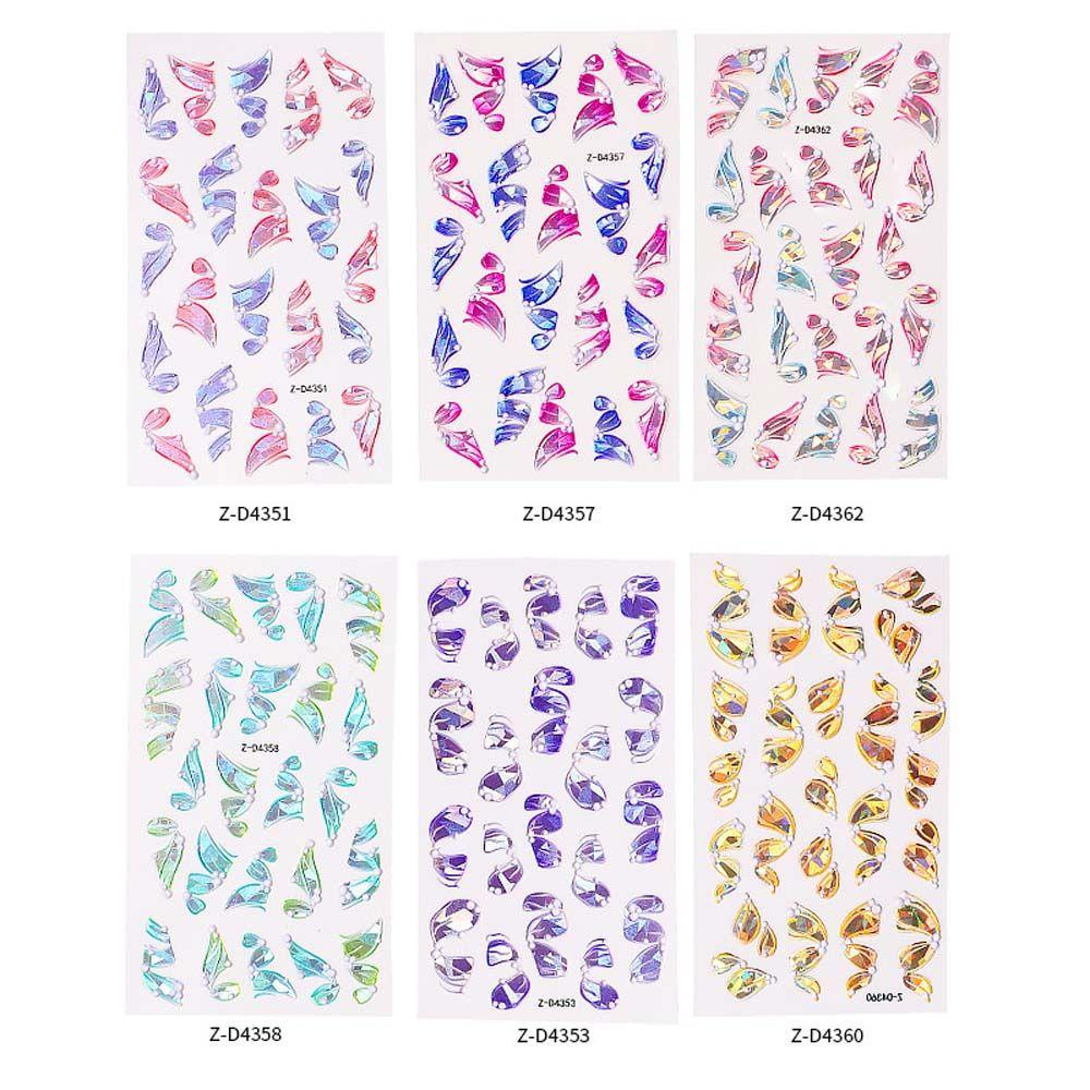 Nhãn Dán Nổi Trang Trí Móng Tay 5D DIY Dành Cho Nữ