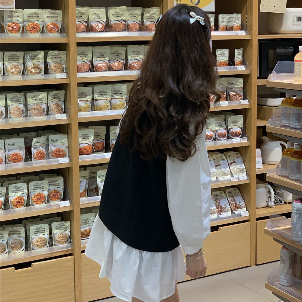 Đầm Tay Dài Cổ Búp Bê Mới