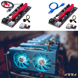 Thẻ Mở Rộng Ver009S Pci-E 6 Pin Pcie 1x Sang 16x Usb 3.0 Cho Máy Đào Bitcoin Btc Mining