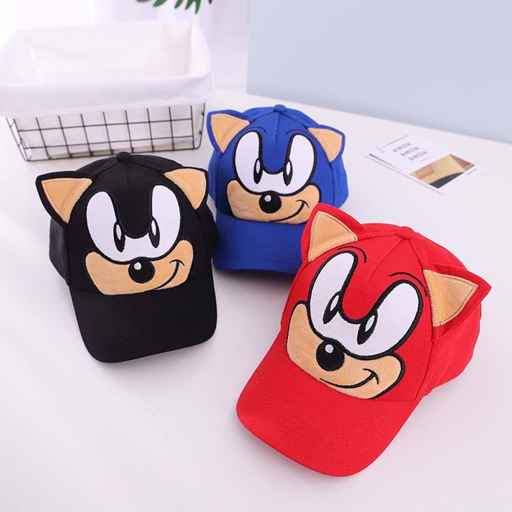 Mũ Lưỡi Trai Cotton Chống Nắng In Hình Sonic Phong Cách Hip Hop Cổ Điển Cho Nam Và Nữ