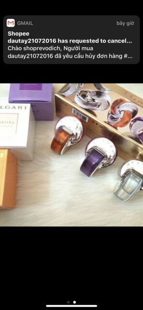 Bộ 3 chai nước hoa Bvlgari 15ml x 3CHAI