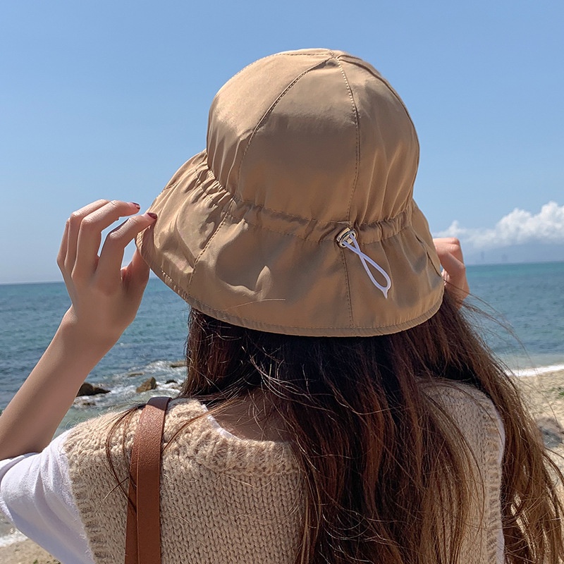 Nón Tai Bèo Thiết Kế Dây Rút Điều Chỉnh Được Phong Cách Nhật Bản Thời Trang Mùa Hè Cho Nữ