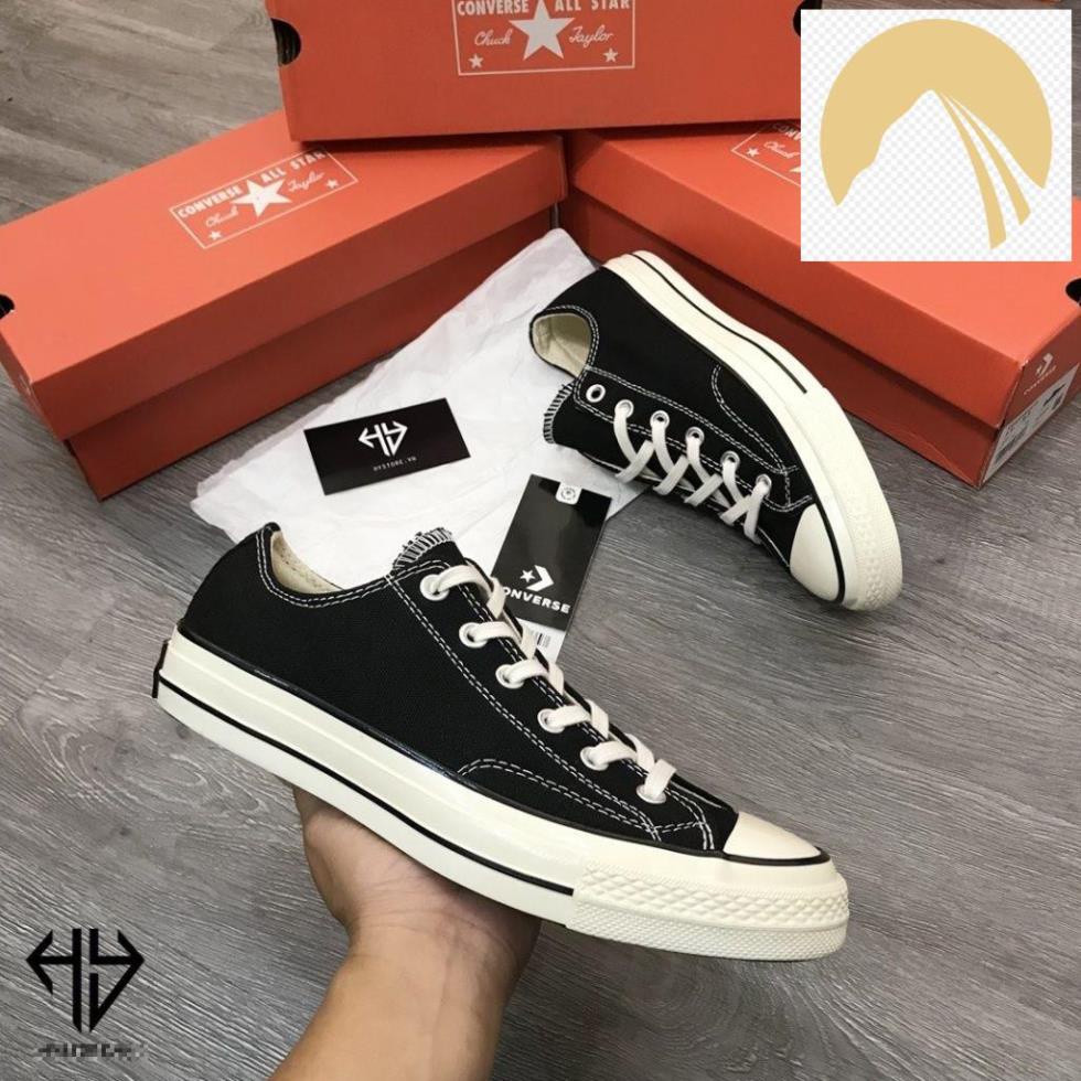 🚴🏇 Giày Thể Thao Nam Nữ - Giày Converse CV 1970s Cổ Thấp Đen Học Sinh Đi Học Giá Rẻ Đẹp G02 🚴🏇