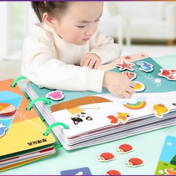BỘ TRANH BÓC DÁN RÈN LUYỆN KỸ NĂNG CHO BÉ - BỘ 17 CHỦ ĐỀ