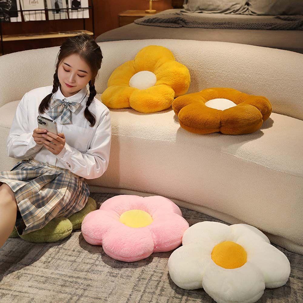 Đệm Tatami Nhồi Bông Mềm Mại Hình Hoa Cúc Trang Trí Ghế Sofa / Trong Nhà / Ngoài Trời