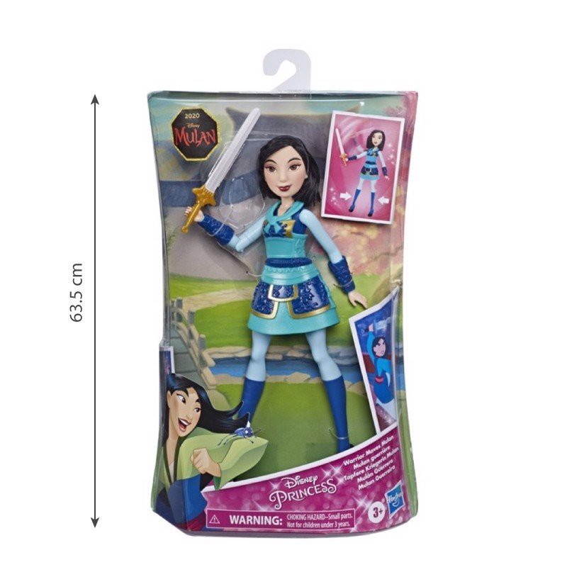 Đồ chơi Hasbro búp bê chiến binh Mulan Disney Princess E8628