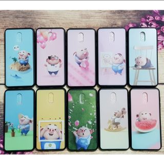 Ốp lưng Samsung J7 Plus viền dẻo hình bóng hình chú heo dễ thương