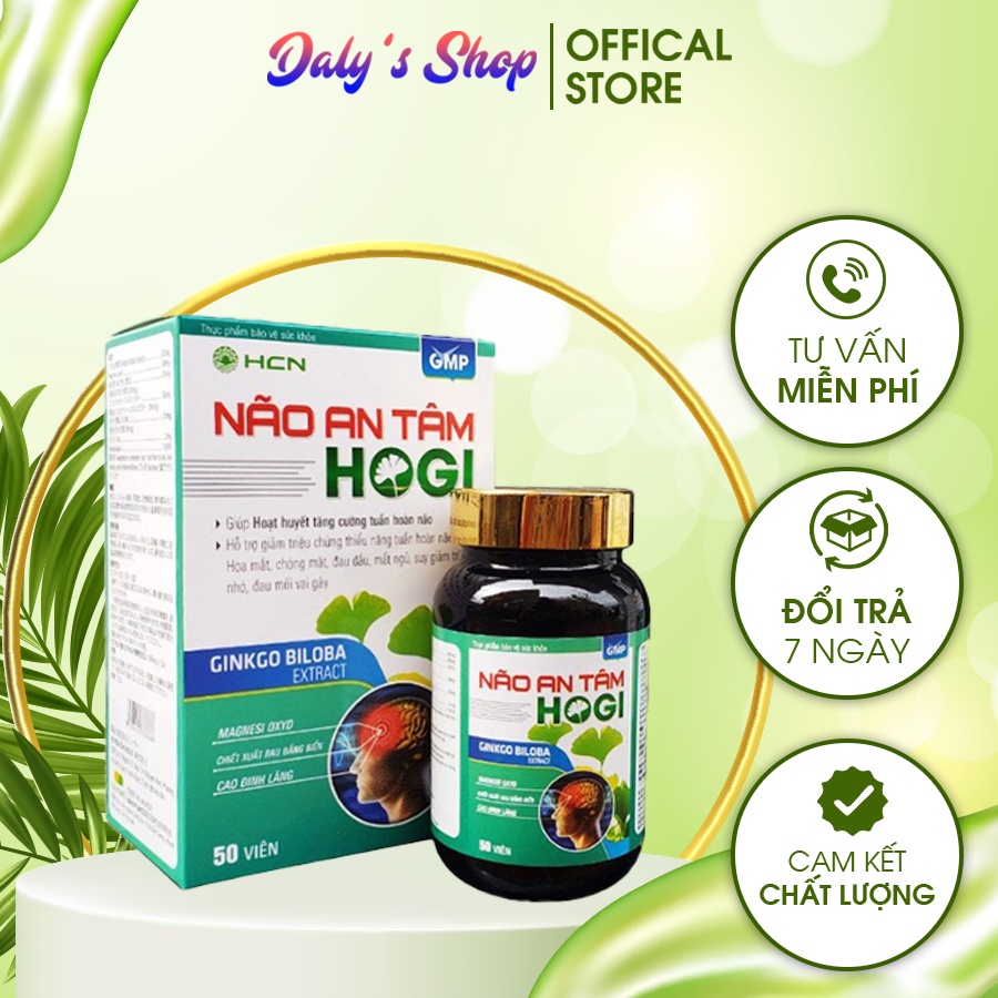 Viên uống bổ não Não An Tâm Hogi hộp 50 viên - DT060