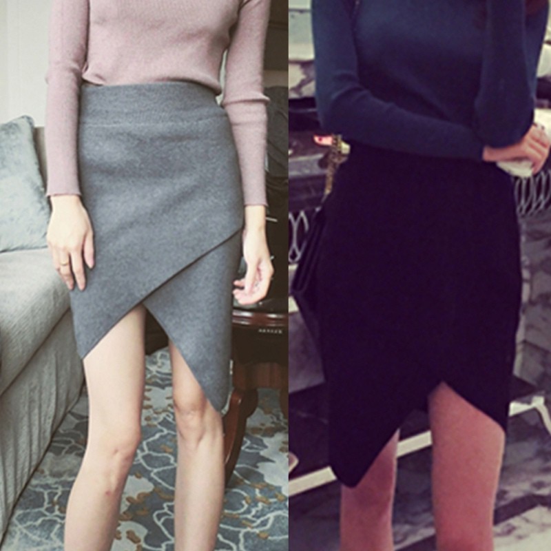 Chân váy phối vạt chéo kiểu dáng thời trang | BigBuy360 - bigbuy360.vn