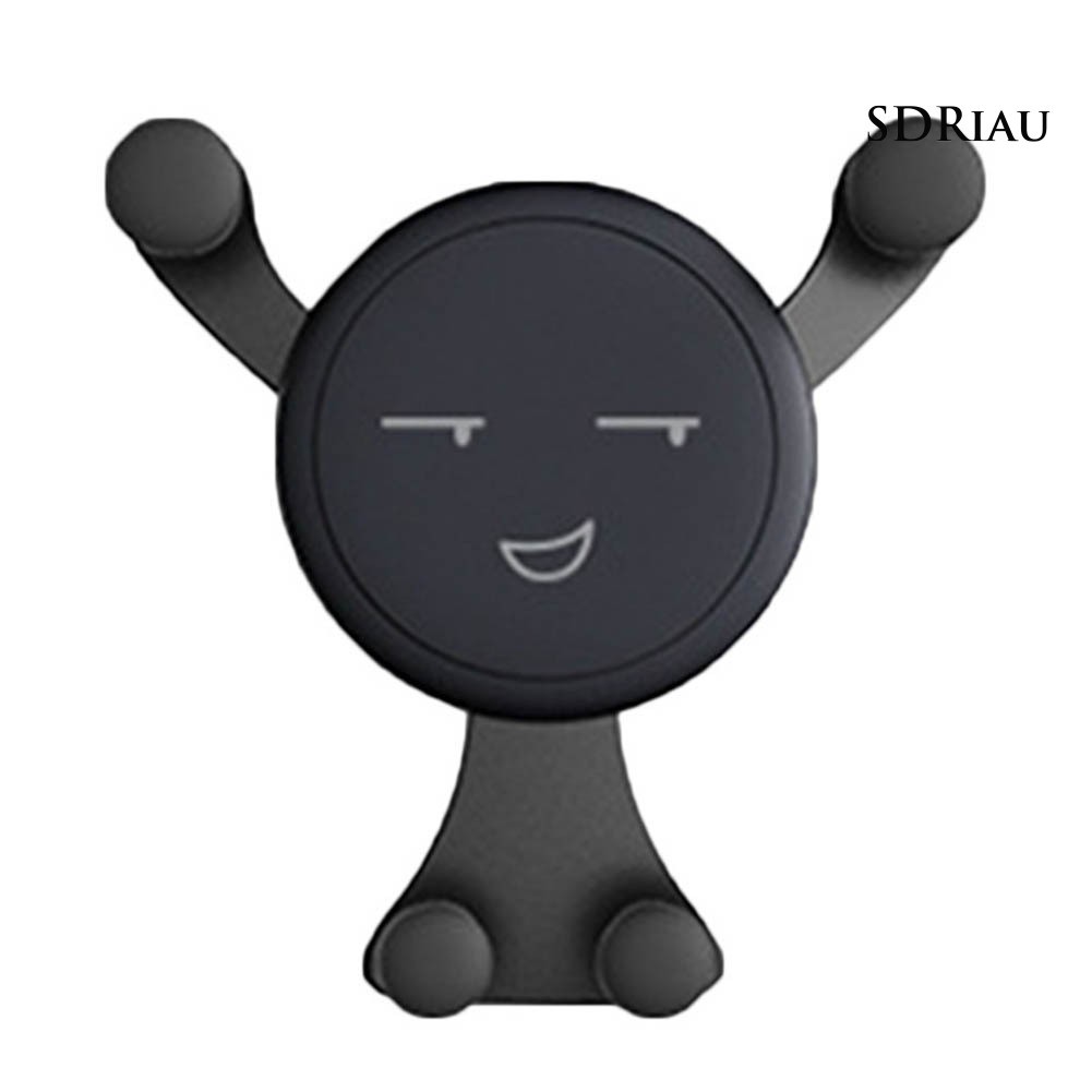 Giá đỡ điện thoại gắn lỗ thông gió xe hơi hình mặt cười dễ thương