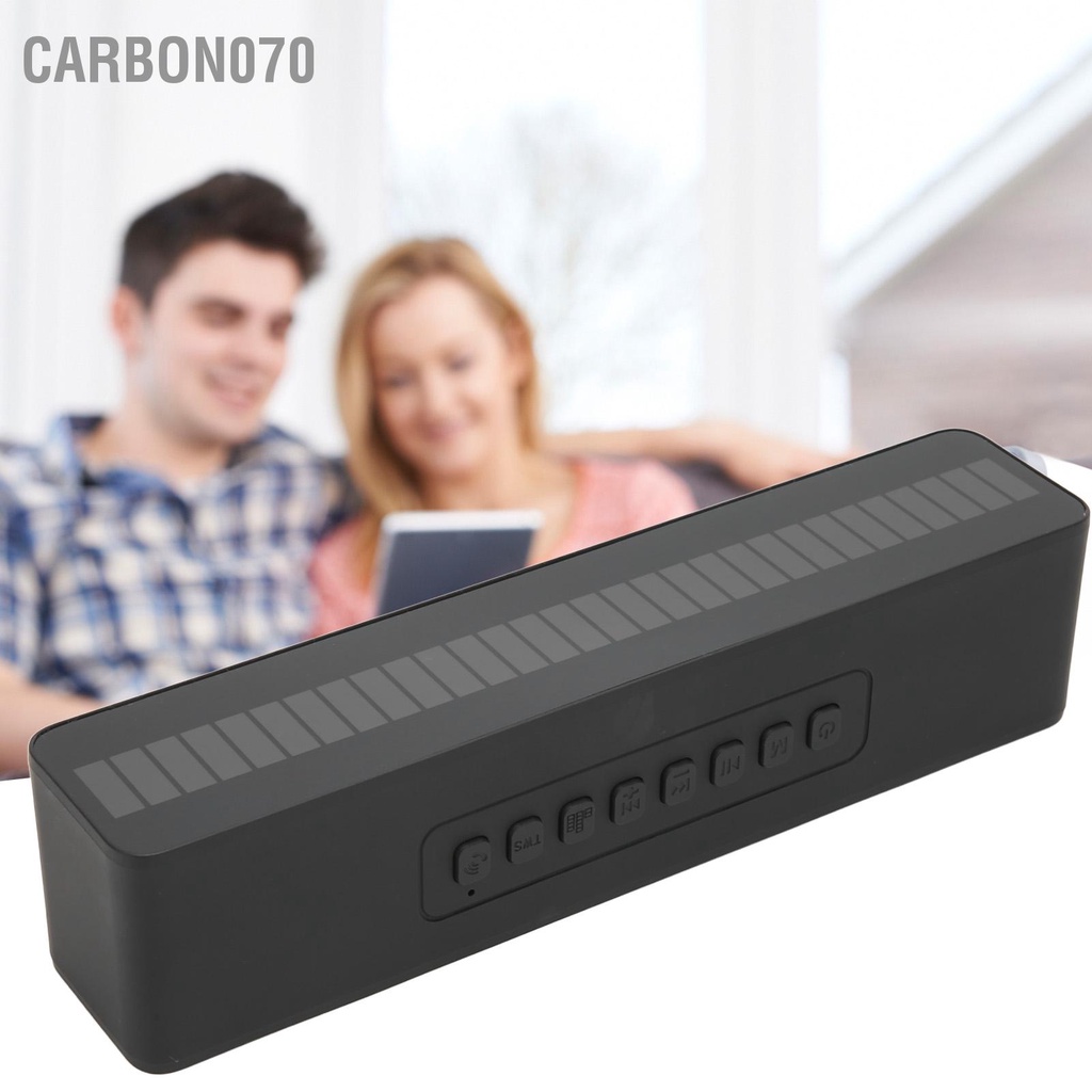 [Hàng Sẵn] Loa Bluetooth 5.0 Không Dây Đa Năng Có Đèn LED Nhỏ Gọn【Carbon070】