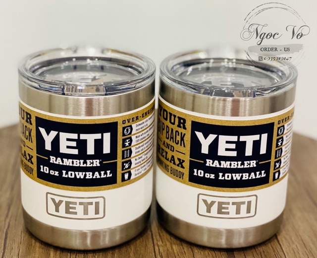 Ly Giữ Nhiêth Inox Cao Cấp Yeti Rambler 10 Oz Lowball - Hàng Chính Hãng